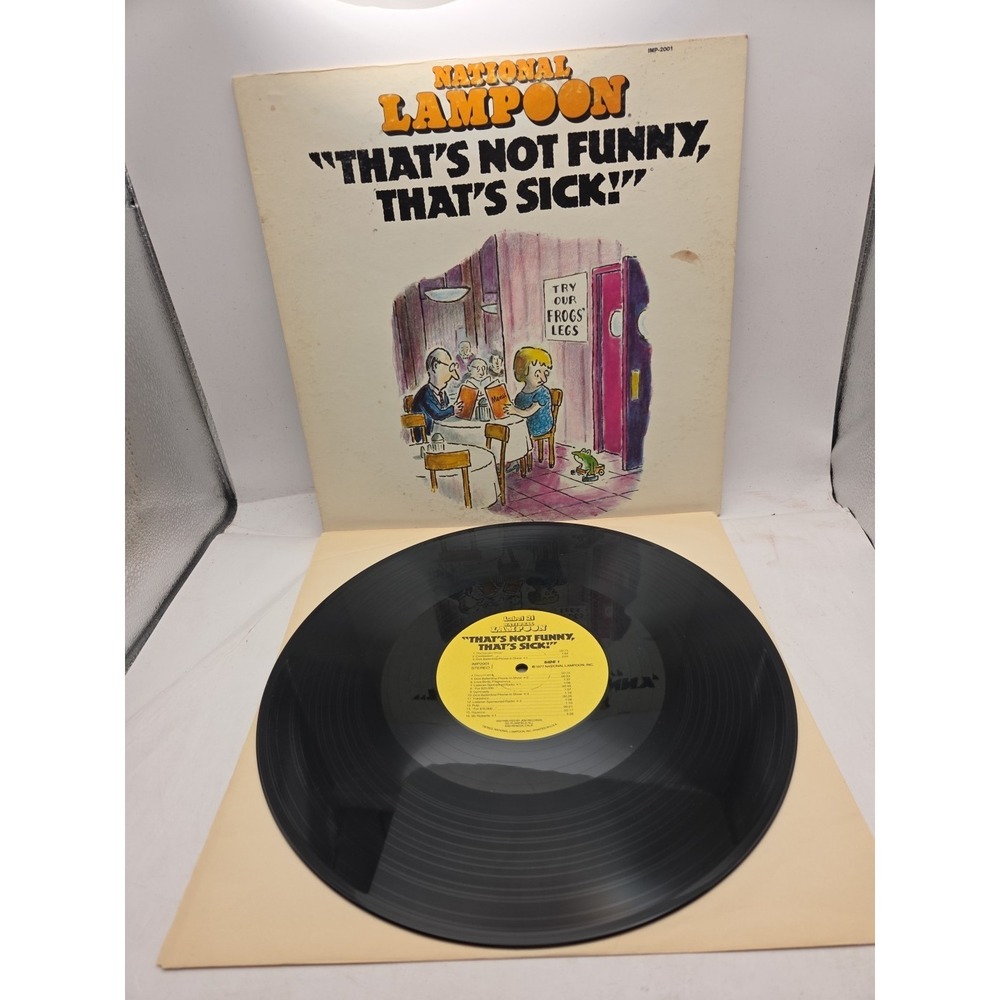 National Lampoon - That's Not Funny That's Sick!  Viny JEM Records IMP2001